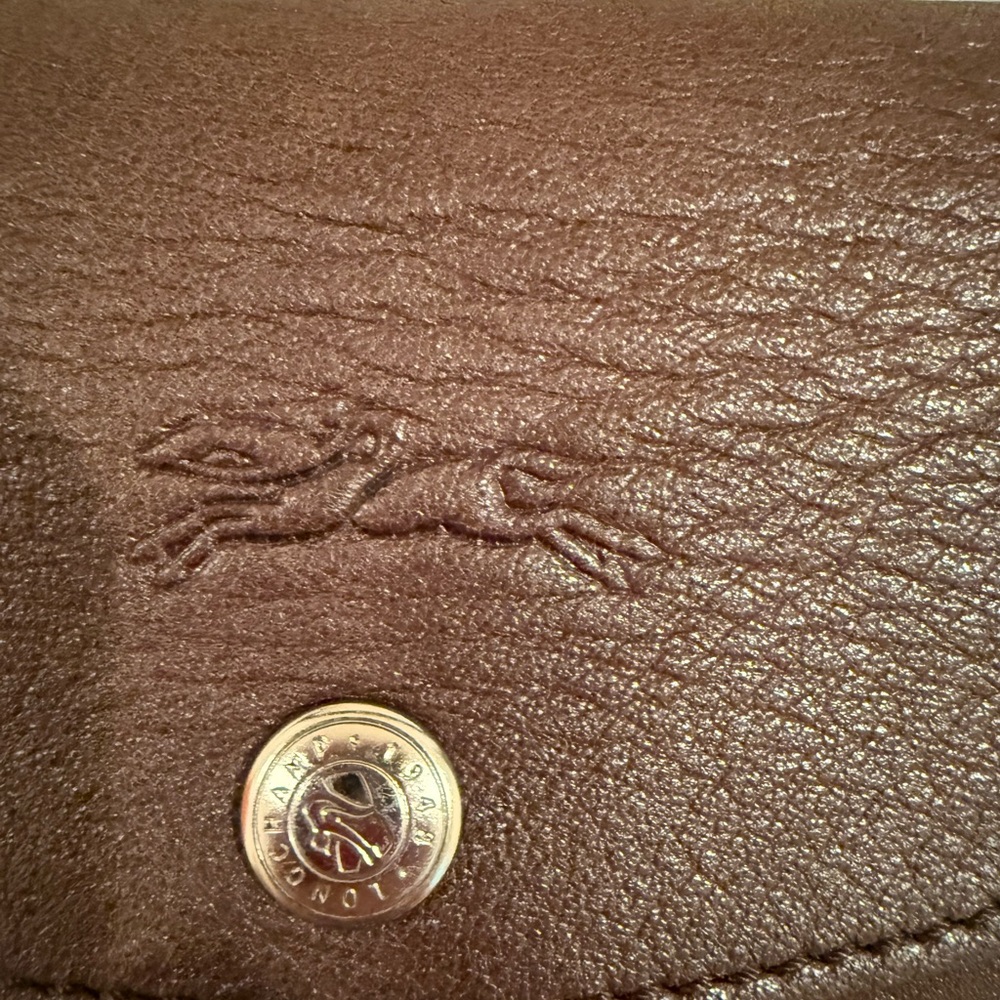Longchamp Brown Leather Tote Bag Classic Design - Picture 5 of 11